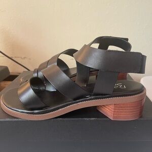 Franco Sarto black Laritza sandals Size 8.5